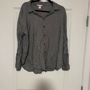 Black and White Checkered Shirt